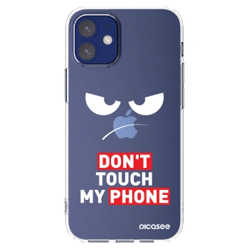 Picasee husă transparentă din silicon pentru Apple iPhone 12 mini - Angry Eyes - Transparent