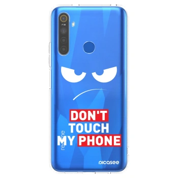 Picasee husă transparentă din silicon pentru Realme 5 - Angry Eyes - Transparent