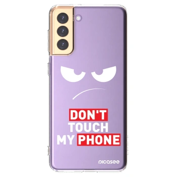 Picasee husă transparentă din silicon pentru Samsung Galaxy S21+ 5G G996F - Angry Eyes - Transparent
