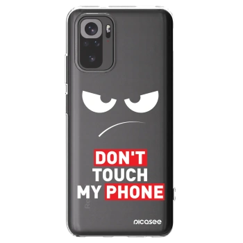 Picasee husă transparentă din silicon pentru Xiaomi Redmi Note 10 - Angry Eyes - Transparent