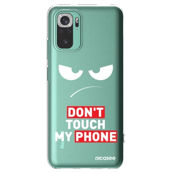 Picasee husă transparentă din silicon pentru Xiaomi Redmi Note 10 Pro - Angry Eyes - Transparent