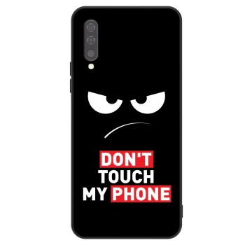 Husă pentru Samsung Galaxy A50 A505F - Angry Eyes - Transparent