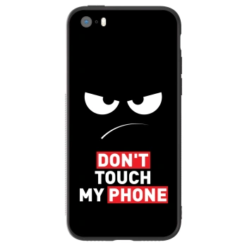 Husă pentru Apple iPhone 5/5S/SE - Angry Eyes - Transparent