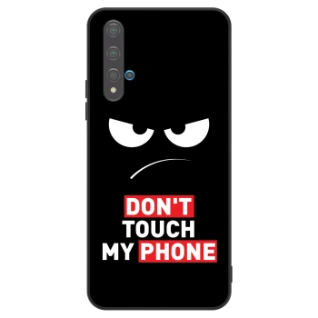 Husă pentru Huawei Nova 5T - Angry Eyes - Transparent