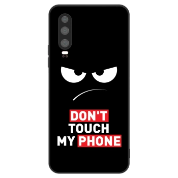 Husă pentru Huawei P30 - Angry Eyes - Transparent