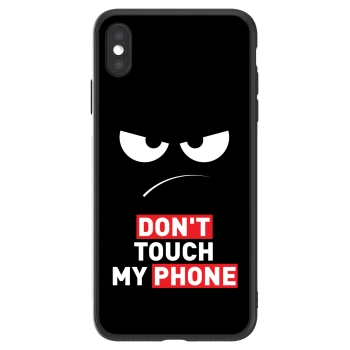 Picasee ULTIMATE CASE pentru Apple iPhone XS Max - Angry Eyes - Transparent