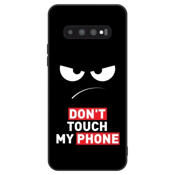 Husă pentru Samsung Galaxy S10 G973 - Angry Eyes - Transparent
