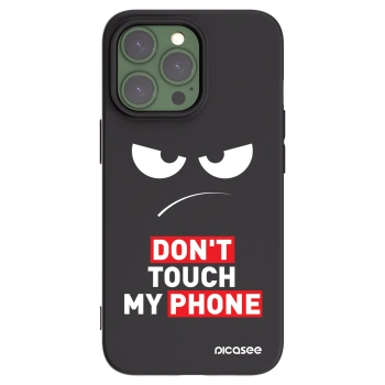 Picasee husă neagră din silicon pentru Apple iPhone 13 Pro - Angry Eyes - Transparent