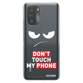 Picasee husă transparentă din silicon pentru Xiaomi Poco F3 - Angry Eyes - Transparent