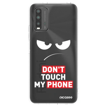 Picasee husă transparentă din silicon pentru Xiaomi Redmi 9T - Angry Eyes - Transparent