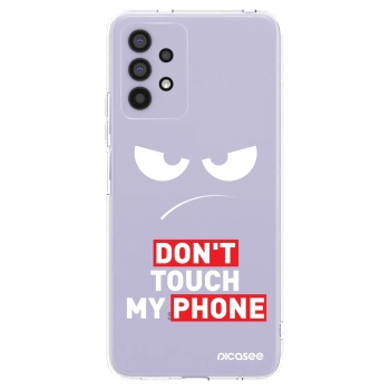 Picasee husă transparentă din silicon pentru Samsung Galaxy A32 4G SM-A325F - Angry Eyes - Transparent
