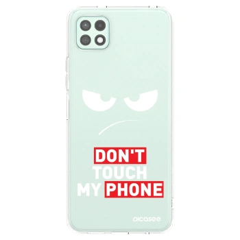 Picasee husă transparentă din silicon pentru Samsung Galaxy A22 A226B 5G - Angry Eyes - Transparent