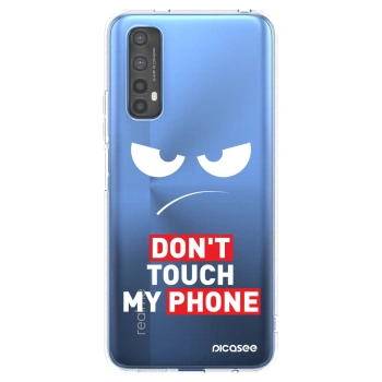 Picasee husă transparentă din silicon pentru Realme 7 - Angry Eyes - Transparent