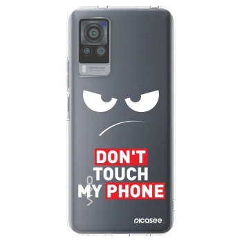 Picasee husă transparentă din silicon pentru Vivo X60 Pro 5G - Angry Eyes - Transparent