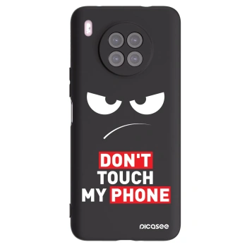 Picasee husă neagră din silicon pentru Huawei Nova 8i - Angry Eyes - Transparent