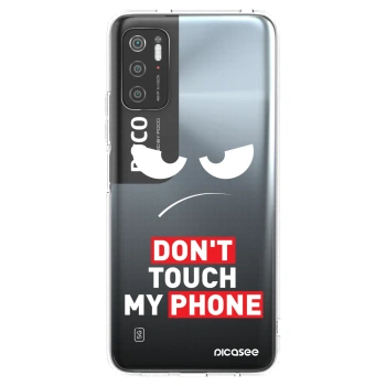 Picasee husă transparentă din silicon pentru Xiaomi Poco M3 Pro 5G - Angry Eyes - Transparent