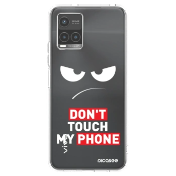 Picasee husă transparentă din silicon pentru Vivo Y33s - Angry Eyes - Transparent