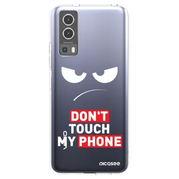 Picasee husă transparentă din silicon pentru Vivo Y72 5G - Angry Eyes - Transparent
