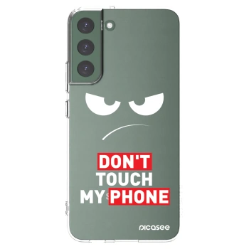 Picasee husă transparentă din silicon pentru Samsung Galaxy S22+ 5G - Angry Eyes - Transparent