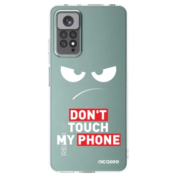 Picasee husă transparentă din silicon pentru Xiaomi Redmi Note 11 - Angry Eyes - Transparent