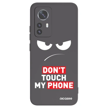 Picasee husă neagră din silicon pentru Xiaomi 12 Pro - Angry Eyes - Transparent