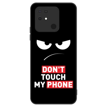 Husă pentru Xiaomi Redmi 10C - Angry Eyes - Transparent