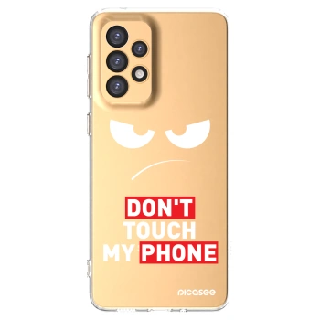 Picasee husă transparentă din silicon pentru Samsung Galaxy A33 5G A336 - Angry Eyes - Transparent