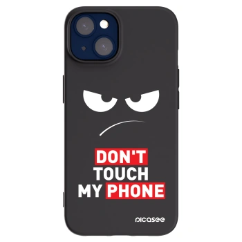 Picasee husă neagră din silicon pentru Apple iPhone 14 - Angry Eyes - Transparent