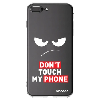 Picasee husă transparentă din silicon pentru Apple iPhone 8 Plus - Angry Eyes - Transparent