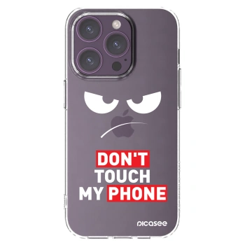 Picasee husă transparentă din silicon pentru Apple iPhone 14 Pro - Angry Eyes - Transparent