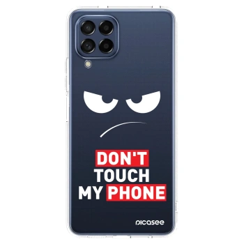 Picasee husă transparentă din silicon pentru Samsung Galaxy M53 5G - Angry Eyes - Transparent