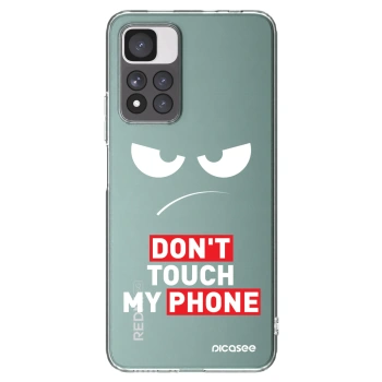 Picasee husă transparentă din silicon pentru Xiaomi Redmi Note 11 Pro+ 5G - Angry Eyes - Transparent