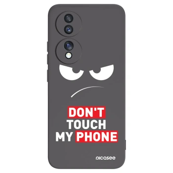 Picasee husă neagră din silicon pentru Honor 70 - Angry Eyes - Transparent