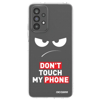 Picasee husă transparentă din silicon pentru Samsung Galaxy A73 5G - Angry Eyes - Transparent