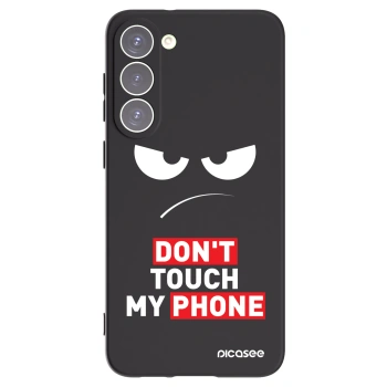 Picasee husă neagră din silicon pentru Samsung Galaxy S23+ 5G - Angry Eyes - Transparent