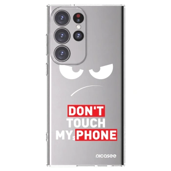 Picasee husă transparentă din silicon pentru Samsung Galaxy S23 Ultra 5G - Angry Eyes - Transparent