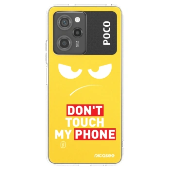 Picasee husă transparentă din silicon pentru Xiaomi Poco X5 Pro - Angry Eyes - Transparent