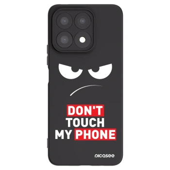 Picasee husă neagră din silicon pentru Honor X8a - Angry Eyes - Transparent