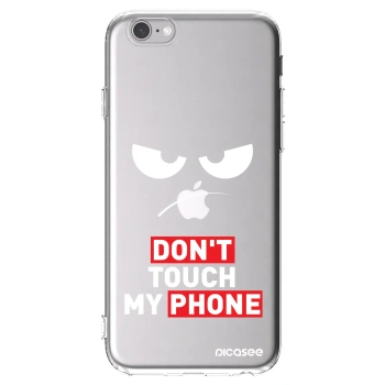 Picasee husă transparentă din silicon pentru Apple iPhone 6/6S - Angry Eyes - Transparent