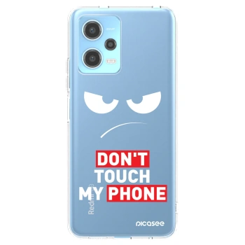 Picasee husă transparentă din silicon pentru Xiaomi Redmi Note 12 5G - Angry Eyes - Transparent