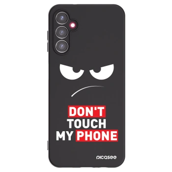 Picasee husă neagră din silicon pentru Samsung Galaxy A14 4G A145R - Angry Eyes - Transparent
