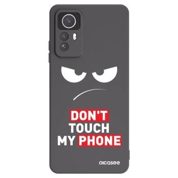 Picasee husă neagră din silicon pentru Xiaomi Redmi Note 12S - Angry Eyes - Transparent