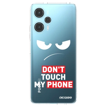 Picasee husă transparentă din silicon pentru Xiaomi Poco F5 - Angry Eyes - Transparent
