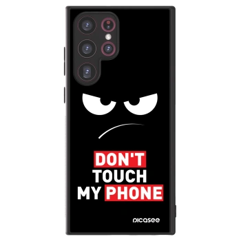 Picasee ULTIMATE CASE PowerShare pentru Samsung Galaxy S22 Ultra 5G - Angry Eyes - Transparent