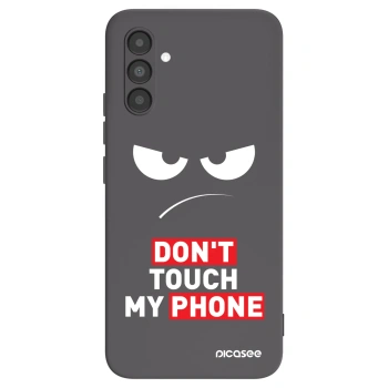 Picasee husă neagră din silicon pentru Samsung Galaxy A04s A047F - Angry Eyes - Transparent