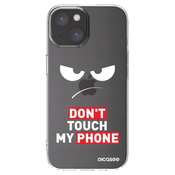 Picasee husă transparentă din silicon pentru Apple iPhone 15 - Angry Eyes - Transparent