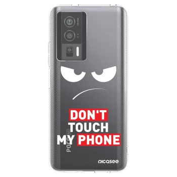 Picasee husă transparentă din silicon pentru Xiaomi Poco F5 Pro 5G - Angry Eyes - Transparent