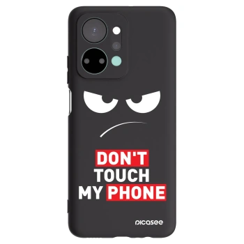 Picasee husă neagră din silicon pentru Honor X7a - Angry Eyes - Transparent