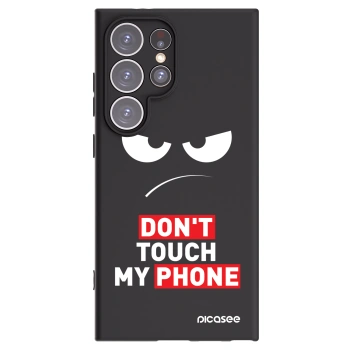 Picasee husă neagră din silicon pentru Samsung Galaxy S24 Ultra S928B 5G - Angry Eyes - Transparent