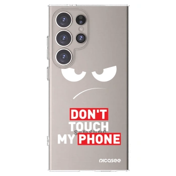 Picasee husă transparentă din silicon pentru Samsung Galaxy S24 Ultra S928B 5G - Angry Eyes - Transparent